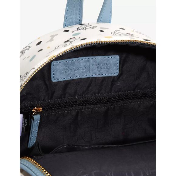 NWT Danielle Nicole Disney 101 Dalmatians Bone All Over Print Mini Backpack - Picture 4 of 4